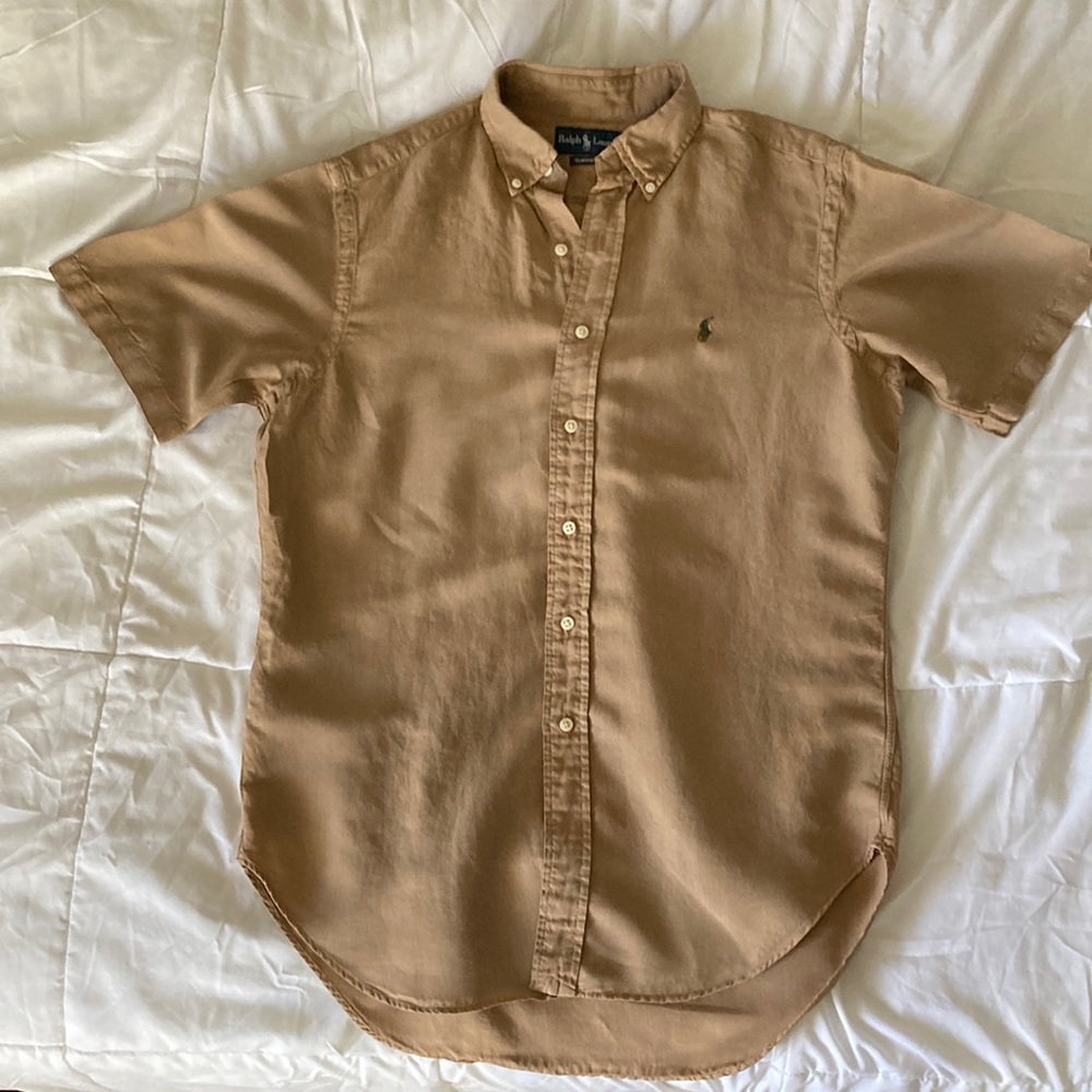 Ralph Lauren classic fit short sleeve button up shirt
